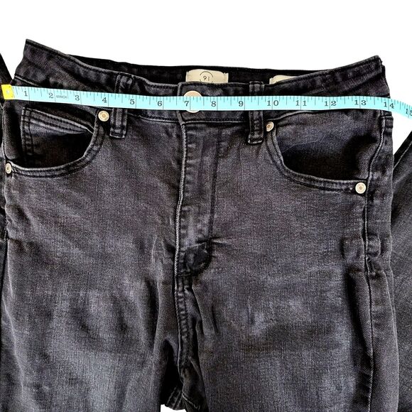 Cotton On 91 High Grazer Skinny Ankle Jeans Women 8 Black Stretchy Pants - Picture 5 of 9